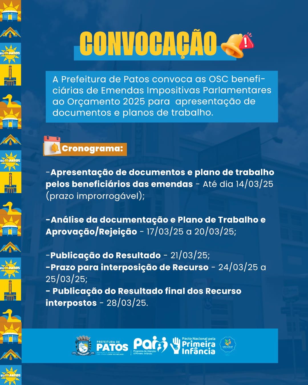 Convoca��o OSC